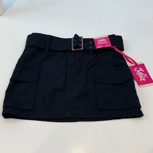 NWT Justice Cargo Skort with Belt